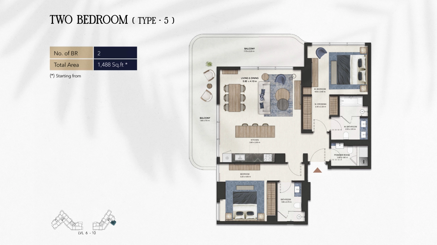 2 BR - Type B